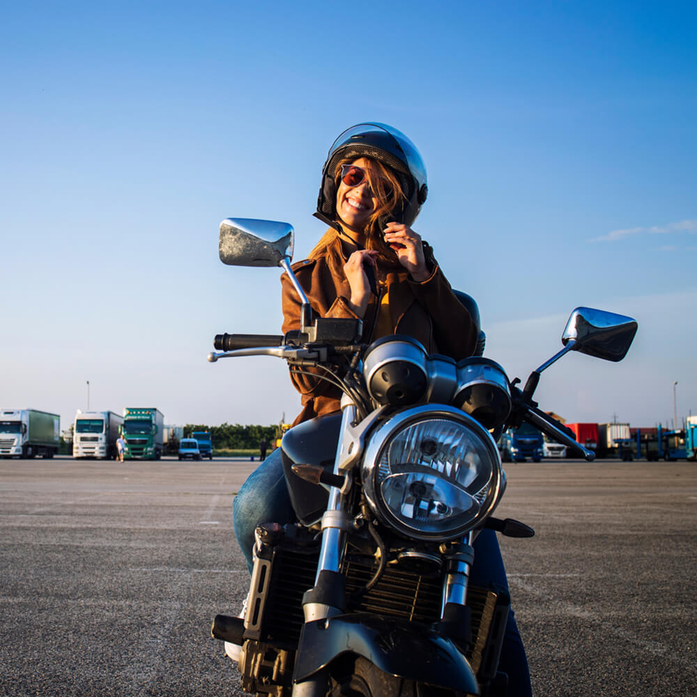 レンタルバイクの写真